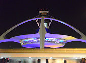 Los Angeles International Airport, California, USA - nocturnal