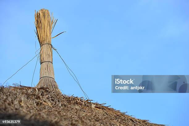 Stroh Dem Dach Stockfoto und mehr Bilder von Abstrakt - Abstrakt, Ausgedörrt, Bauwerk