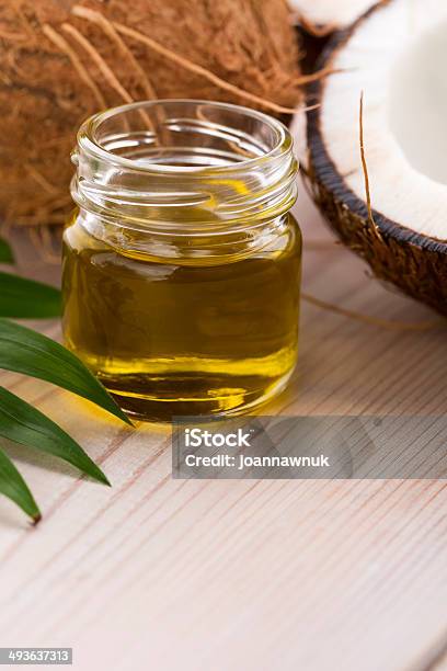 Coconut And Coconut Oil Stock Photo - Download Image Now - Beauty Product, Beauty Spa, Beauty Treatment