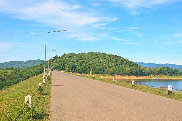 istock road and blue sky on top of DAM 493639515