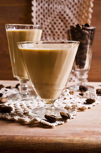 istock Cocktail of coffee and cream 493648956