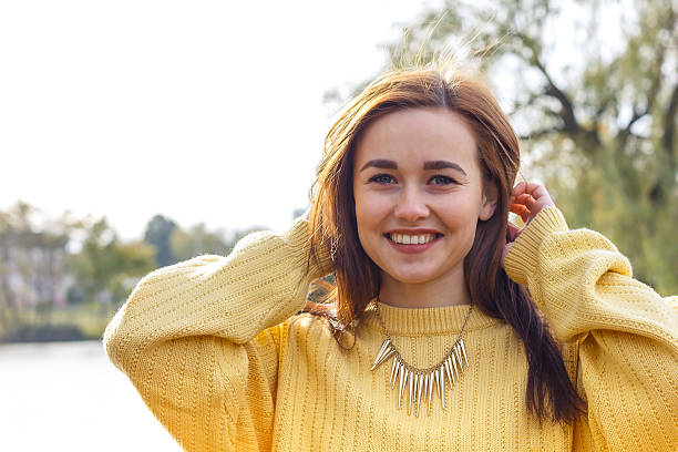 istock beautiful girl on nature background 493649724