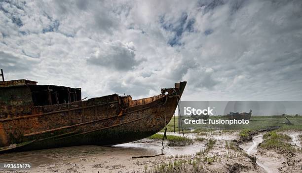 Abandoned Fishing Vessel 2 Stock Photo - Download Image Now - 2015, Abandoned, Horizontal