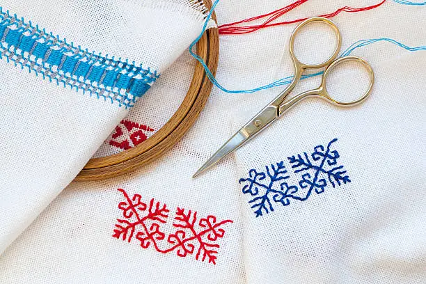 Photo of Samples Ukrainian embroidery