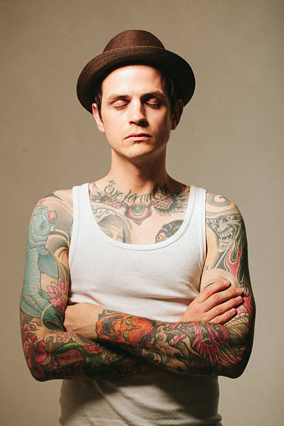 istock Portrait of a tattooed man 493655706