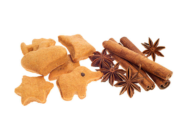 istock homemade biscuits,  star anise and sticks cinnamon 493657942