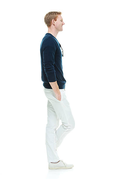 istock Smiling casual man looking away 493662202