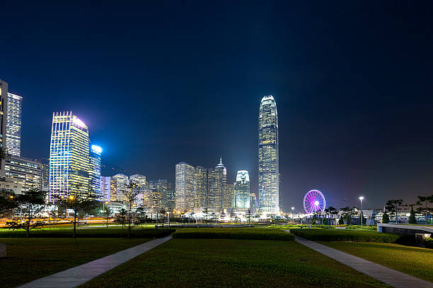 istock Hong Kong Central at Night 493687112