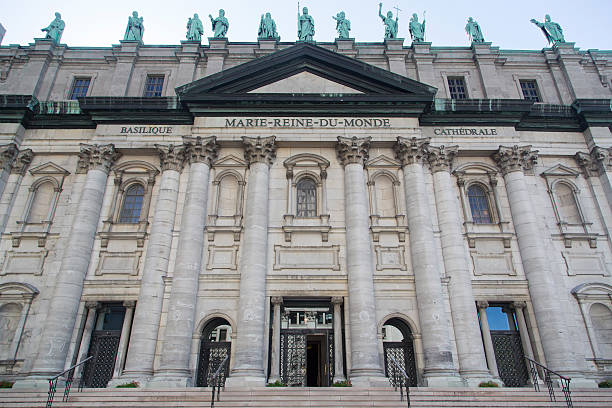 Canada - Montreal -  Mary, Queen of the World Cathedral Mary, Queen of the World Cathedral (French: Cathédrale Marie-Reine-du-Monde) is a minor basilica in Montreal, Quebec, Canada mary queen of the world cathedral stock pictures, royalty-free photos & images