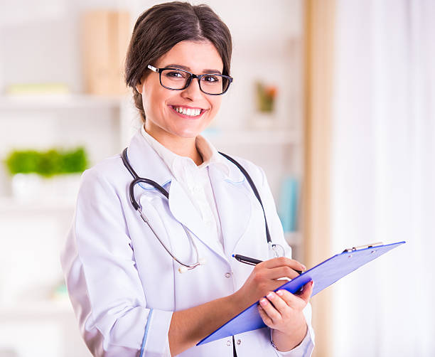 istock Young woman doctor 493690930