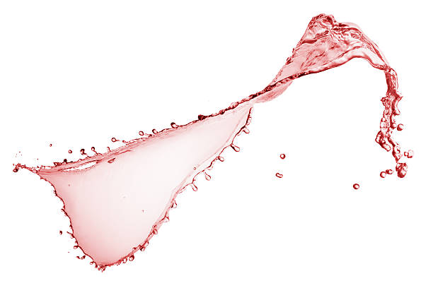 istock red wine splash isolated on the white background 493691346