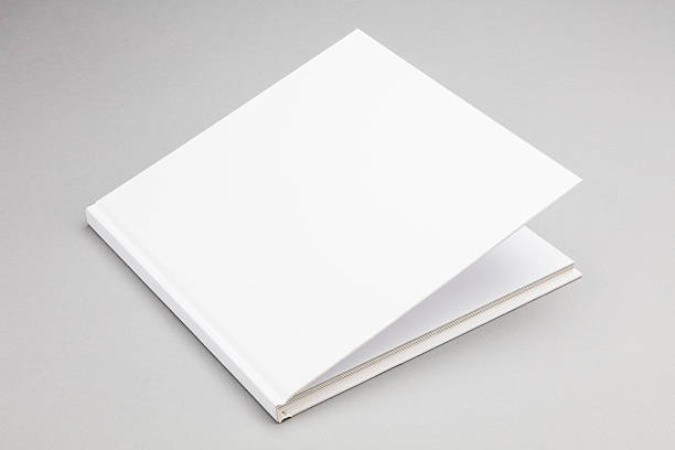 istock Blank book white cover 8,5 x 8,5 in 493691654
