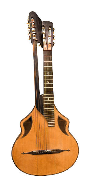 istock Double neck guitar. String plucked musical instrument.  Austria, 493692864