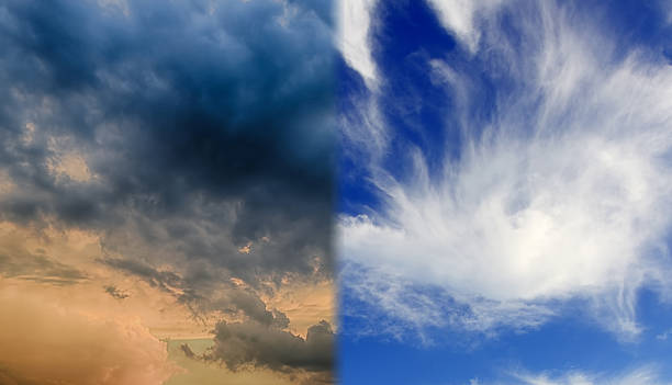 istock Cirrus and cumulus clouds in the sky 493693280