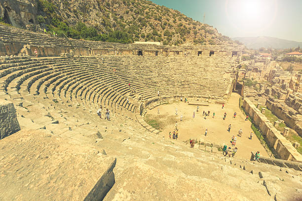 istock Ancient lycian Myra ruins at Turkey Demre 493694530