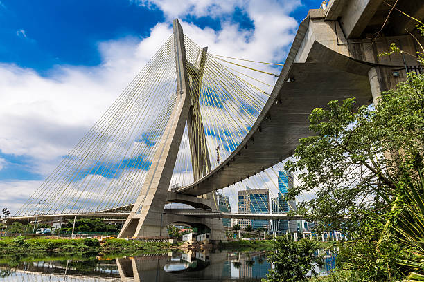 istock Estaiada Bridge in Sao Paulo, Brazil 493694600