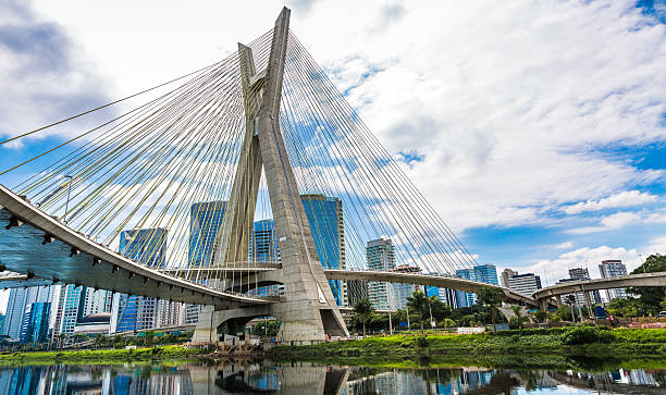 istock Estaiada Bridge in Sao Paulo, Brazil 493694724