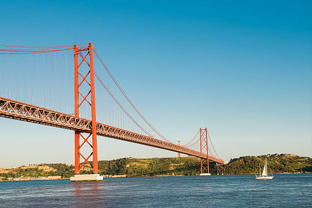 istock Ponte 25 de Abril Bridge in Lisbon 493697044