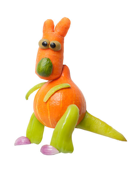 istock Kangaroo made of vegetables 493700602
