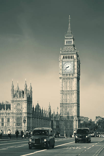 istock Taxi and Big Ben 493700726