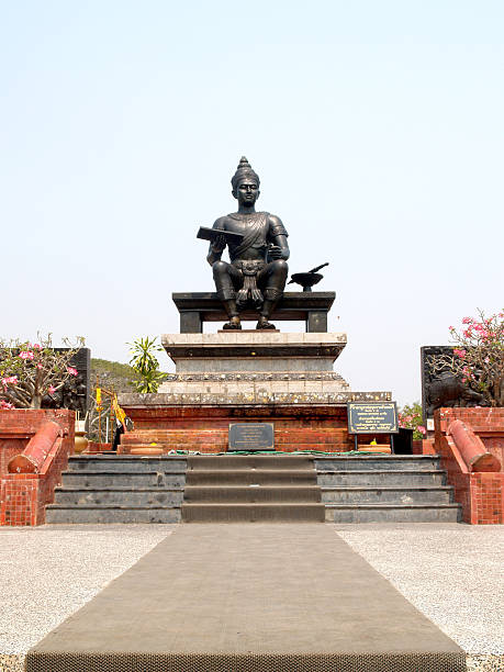 istock Temple Buddha Statue  in Sukhothai Historical Park,Thailand 493705573