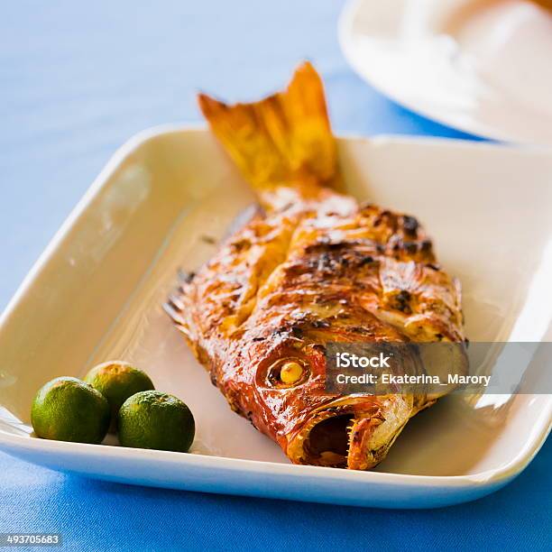 Gebratener Fisch Stockfoto und mehr Bilder von Abnehmen - Abnehmen, Bunt - Farbton, Erfrischung