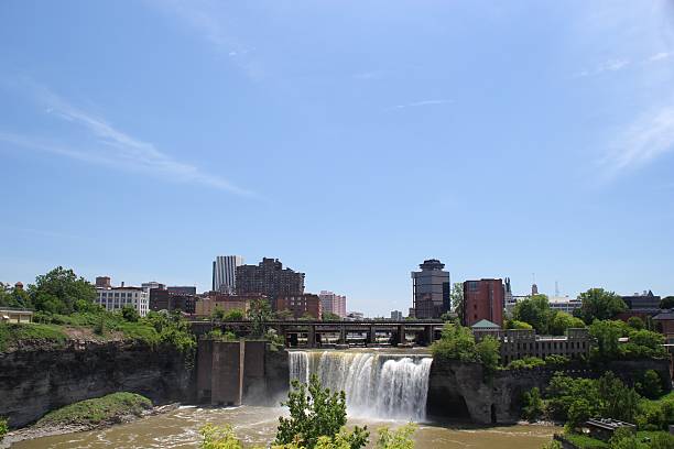 istock Beautiful High Falls Rochester NY 493710522