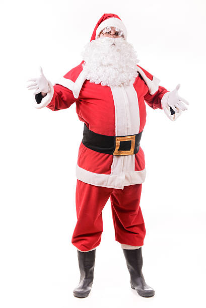 istock Santa Claus on white background 493712394
