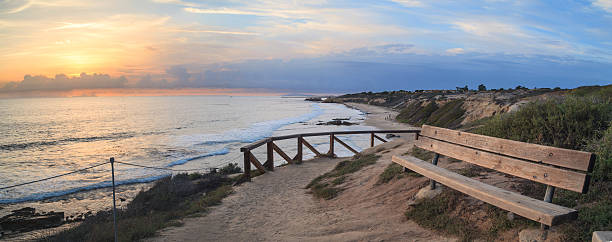 istock Sunset view of Crystal Cove Beach 493712604