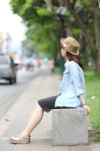 istock Asian girl in nature 493714208