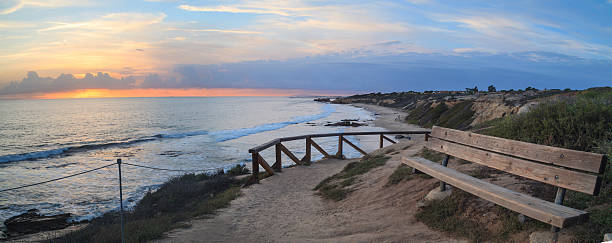 istock Sunset view of Crystal Cove Beach 493714272