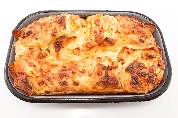 istock Traditional Serbian cheese pie gibanica 493715504