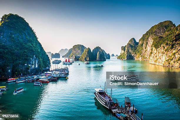 Halong Bay Vietnam Stock Photo - Download Image Now - Vietnam, Hạ Long Bay, Scenics - Nature