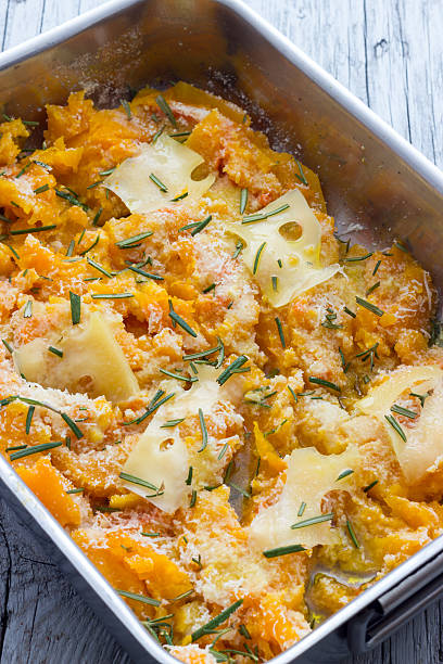 istock Cooking pumpkin baked with cheese 493719482