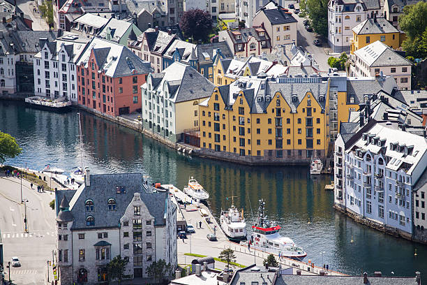 istock streets of Alesund 493719624