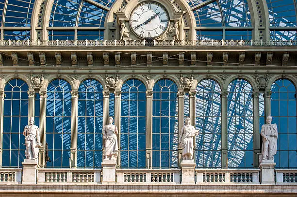Photo of Clock of the terminal train station of Budapest - Keleti