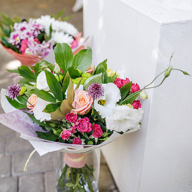 istock Bunch of flowers  gift. 493725170