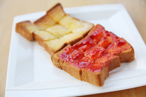 Morning Toasted Bread with Jam