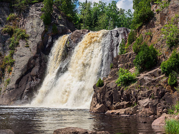 istock High Falls of Baptism River at Tettegouche State Park 3 493726218