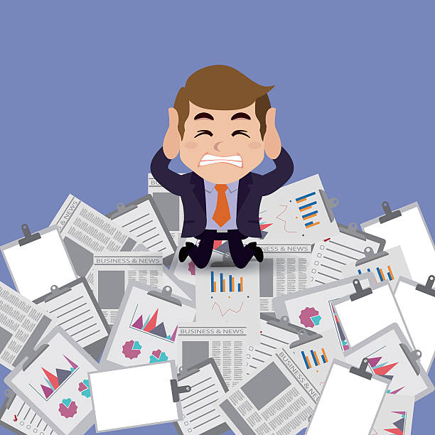istock Businesspeople has a lot of works to do 493734808