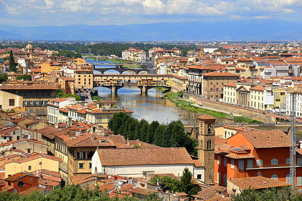 istock Bridges over Arno River in Florence, Italy 493736244