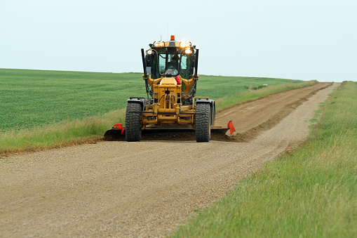 Graders are used in rural Alberta areas to keep the roads smooth. A good operator can make a huge difference to vehicles and their passengers.