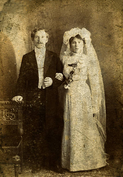Family. Portrait of a victorian man and his wife 19th century style photos stock pictures, royalty-free photos & images