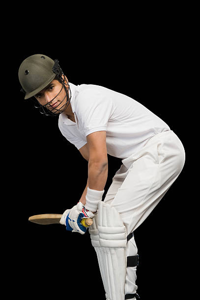 istock Cricket batsman playing cricket 493741478