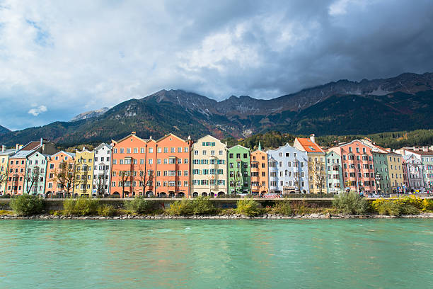 istock Innsbruck Austria - architecture and nature background 493742914