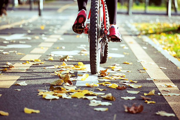 istock Bicycling in Fall. Urban concept. 493743174