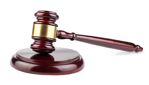 istock Brown wooden gavel 493743964