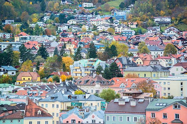 istock Innsbruck Austria - architecture and nature background 493744070