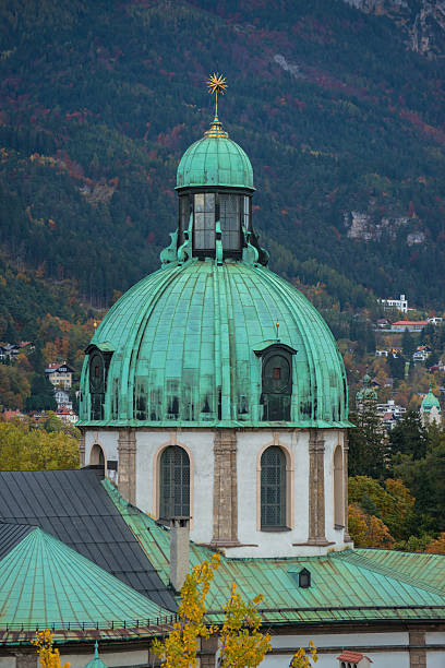 istock Innsbruck Austria - architecture and nature background 493744174