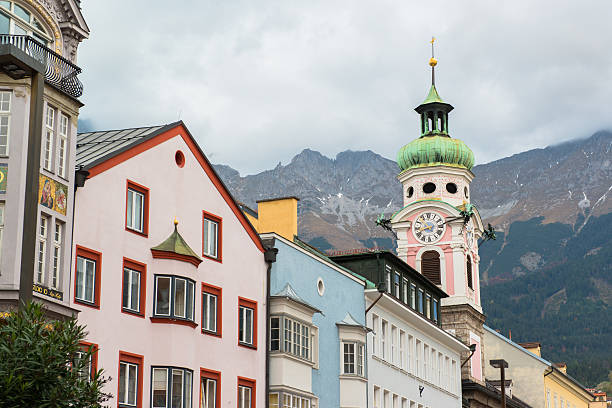 istock Innsbruck Austria - architecture and nature background 493745292